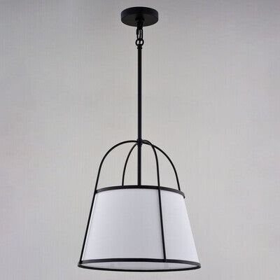 Vaxcel - P0436 - One Light Pendant - Marion - Matte Black
