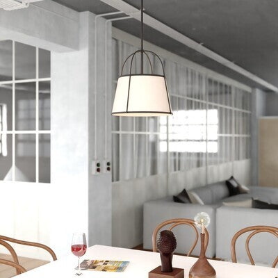 Vaxcel - P0436 - One Light Pendant - Marion - Matte Black