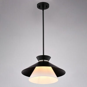 Vaxcel - P0440 - One Light Pendant - Loomis - Matte Black