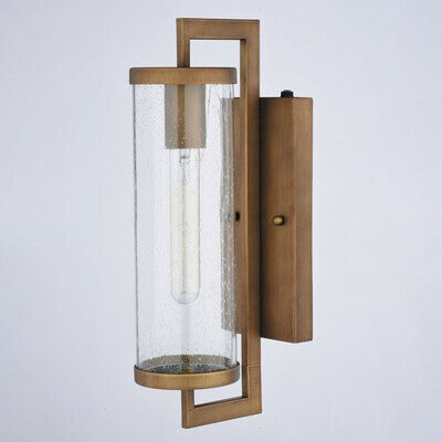 Vaxcel - T0791 - One Light Outdoor Wall Mount - Morgan Park - Warm Brass