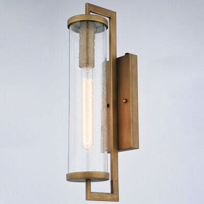 Vaxcel - T0792 - One Light Outdoor Wall Mount - Morgan Park - Warm Brass