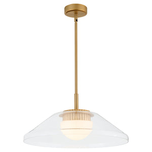 Oxygen - 3-659-56 - LED Pendant - Eros - Brushed Brass