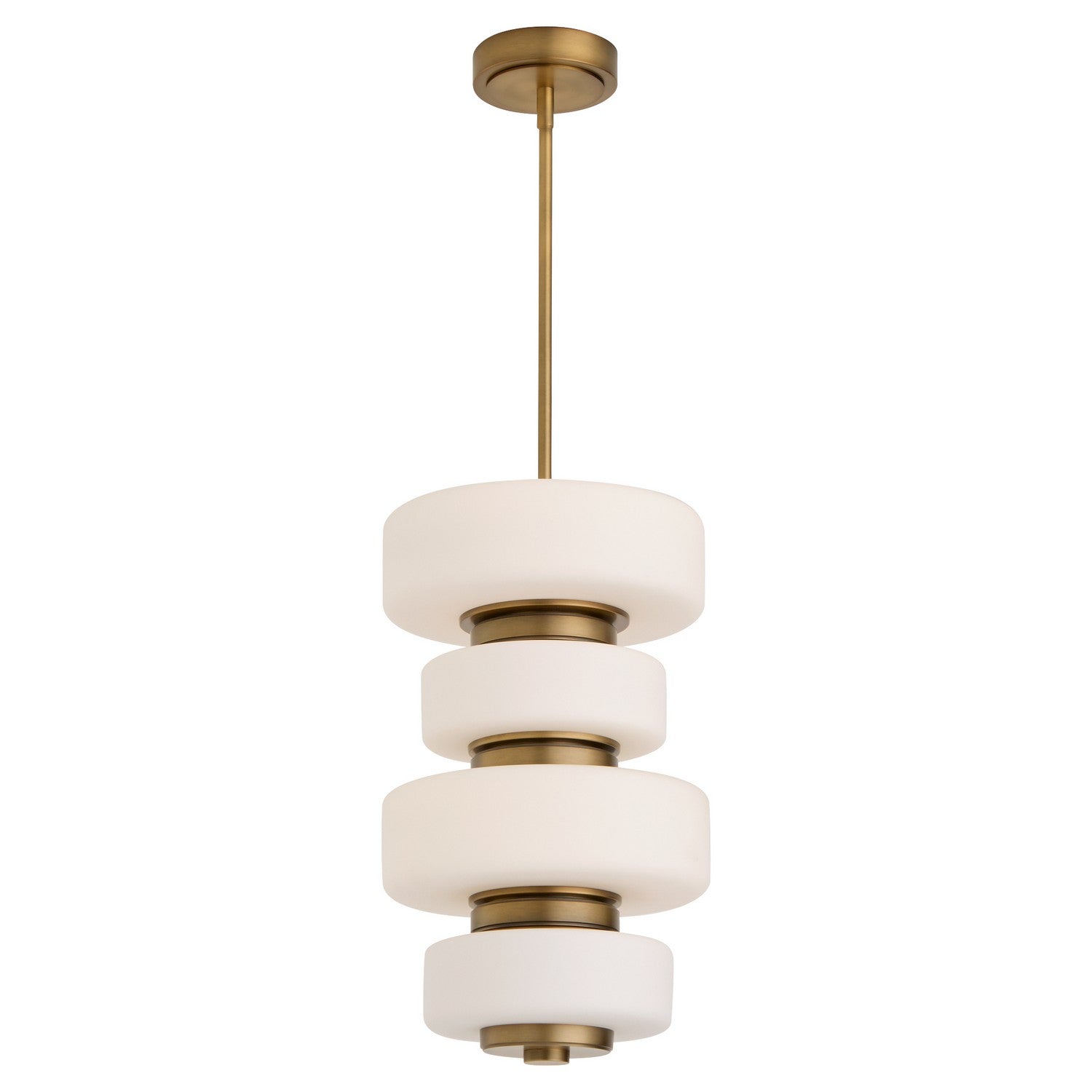 Oxygen - 3-81-56 - LED Pendant - Favo - Brushed Brass