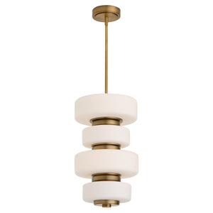 Oxygen - 3-81-56 - LED Pendant - Favo - Brushed Brass