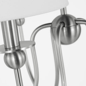 Visual Comfort Studio - DJC1255BS - Five Light Chandelier - Elsay - Brushed Nickel