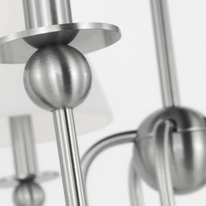 Visual Comfort Studio - DJC1255BS - Five Light Chandelier - Elsay - Brushed Nickel