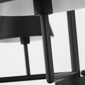 Visual Comfort Studio - DJC1265MBK - Five Light Chandelier - Ender - Midnight Black