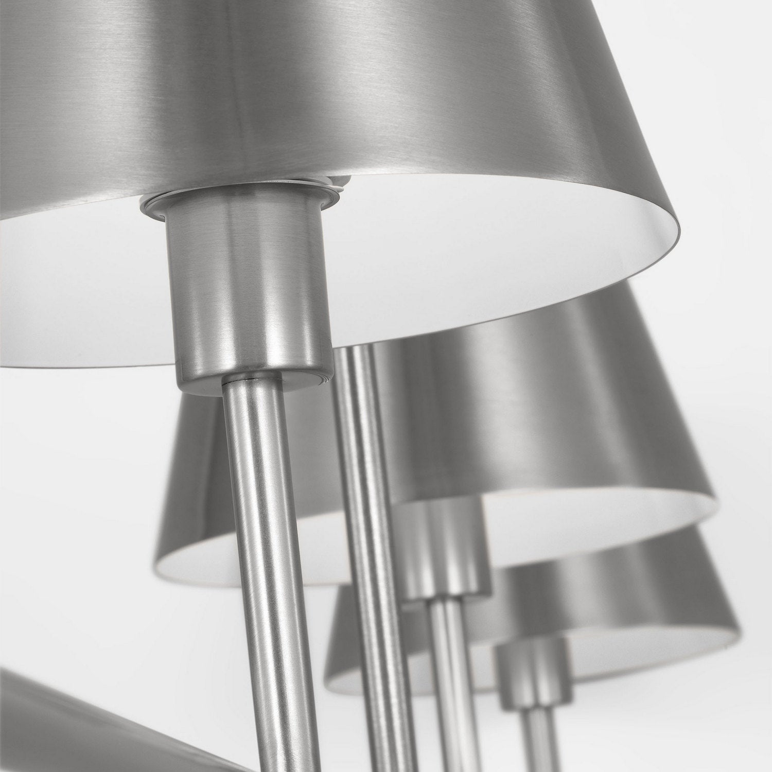 Visual Comfort Studio - DJC1274BS - Four Light Linear Chandelier - Ender - Brushed Nickel