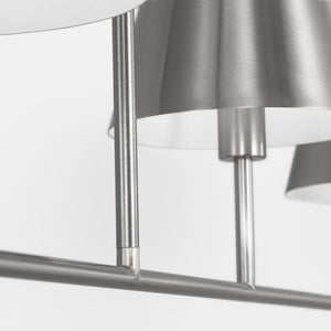 Visual Comfort Studio - DJC1274BS - Four Light Linear Chandelier - Ender - Brushed Nickel