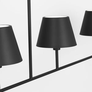 Visual Comfort Studio - DJC1274MBK - Four Light Linear Chandelier - Ender - Midnight Black