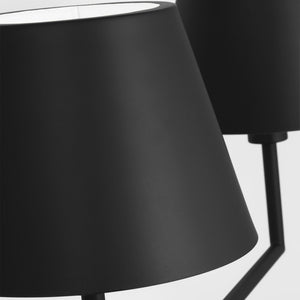 Visual Comfort Studio - DJC1274MBK - Four Light Linear Chandelier - Ender - Midnight Black