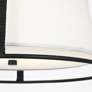 Visual Comfort Studio - DJF1002MBK - Two Light Flush Mount - Cortes - Midnight Black