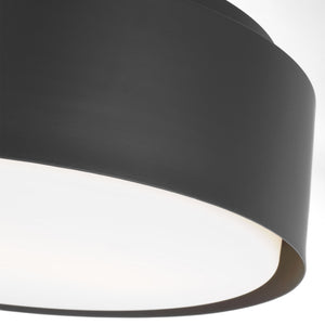 Visual Comfort Studio - DJF1042MBK - Two Light Flush Mount - Dartmore - Midnight Black