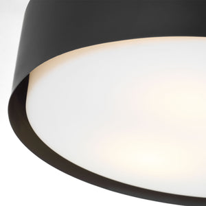 Visual Comfort Studio - DJF1063MBK - Three Light Flush Mount - Dartmore - Midnight Black