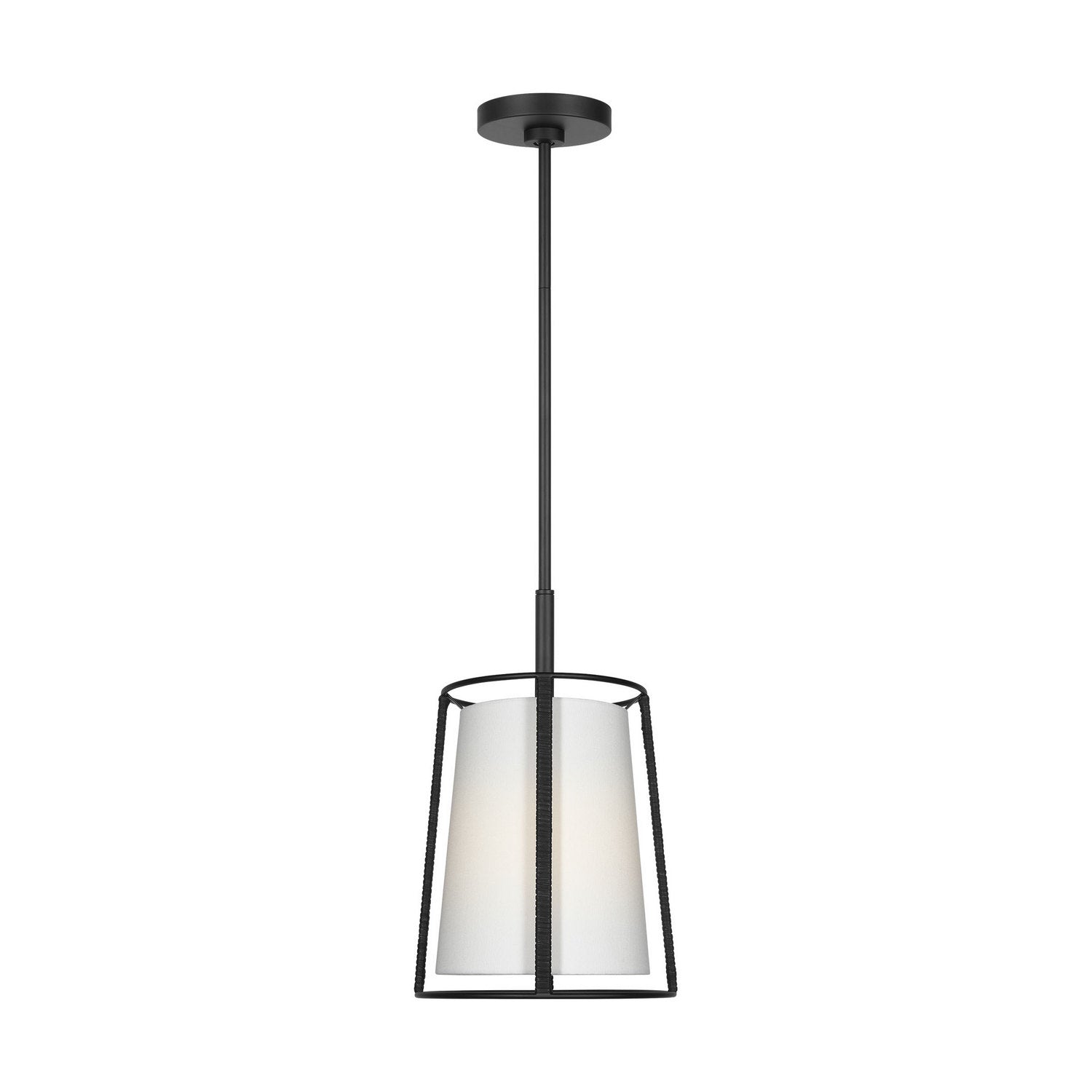 Visual Comfort Studio - DJP1011MBK - One Light Pendant - Cortes - Midnight Black