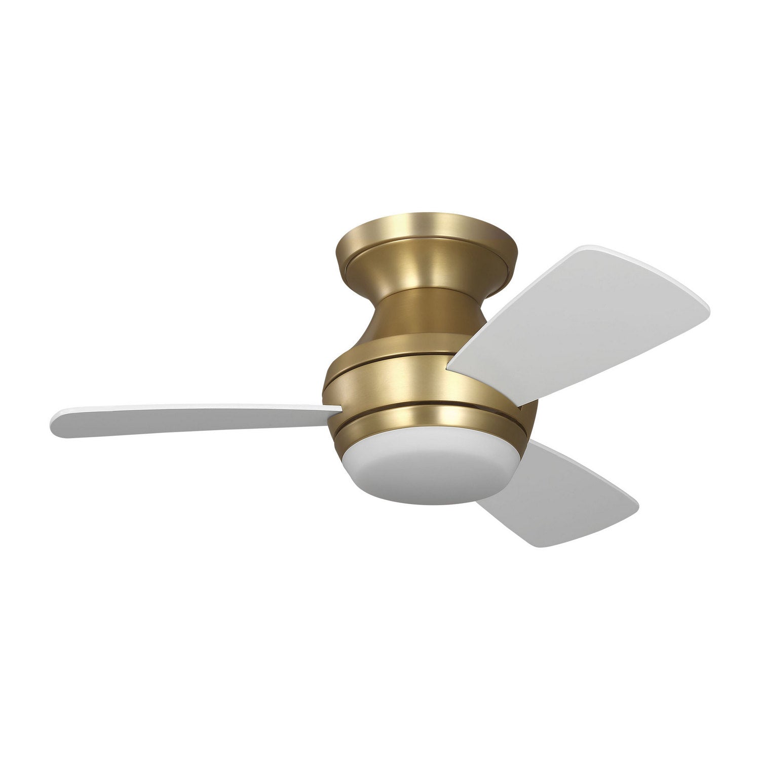 Visual Comfort Fan - 3IKHR32BBSD - 32" Ceiling Fan - Ikon 32 Hugger LED - Burnished Brass