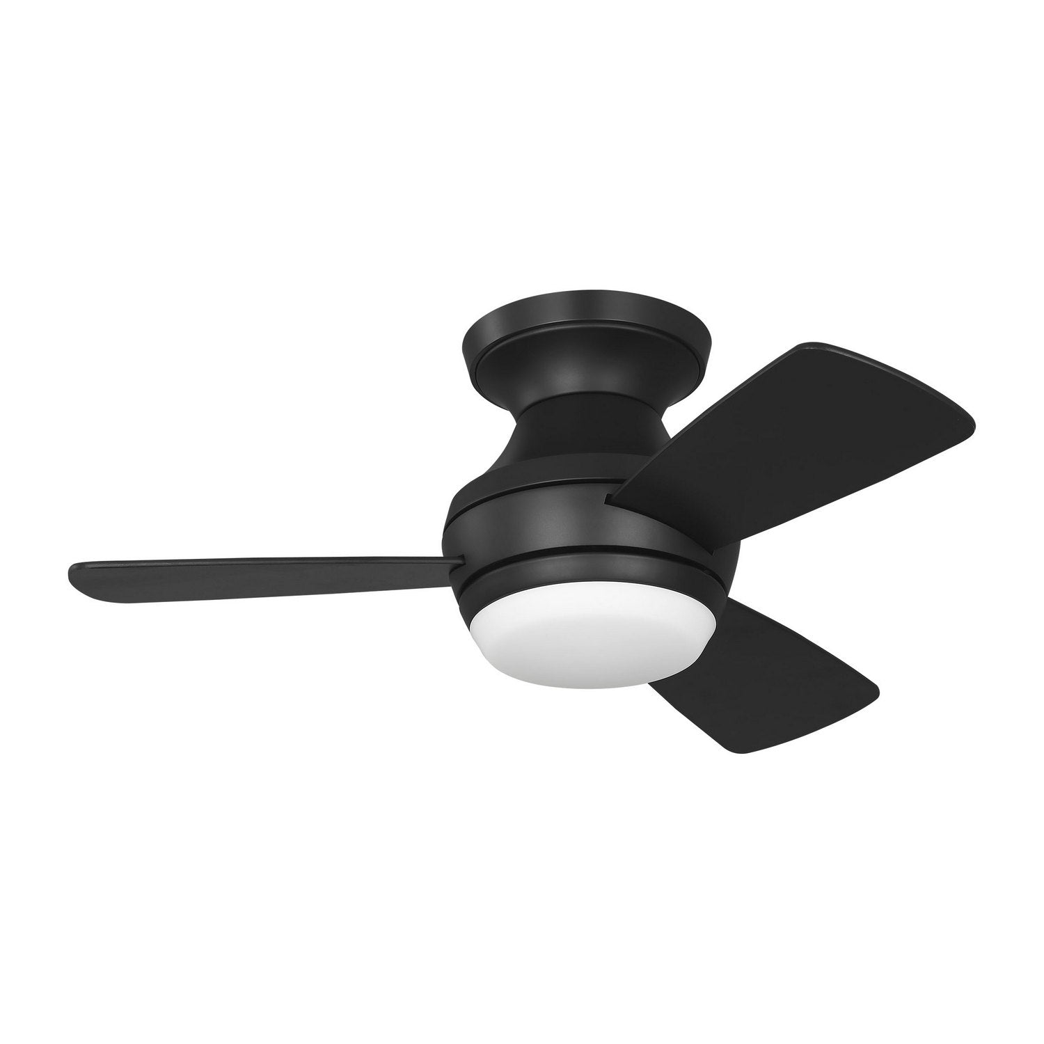 Visual Comfort Fan - 3IKHR32MBKD - 32" Ceiling Fan - Ikon 32 Hugger LED - Midnight Black