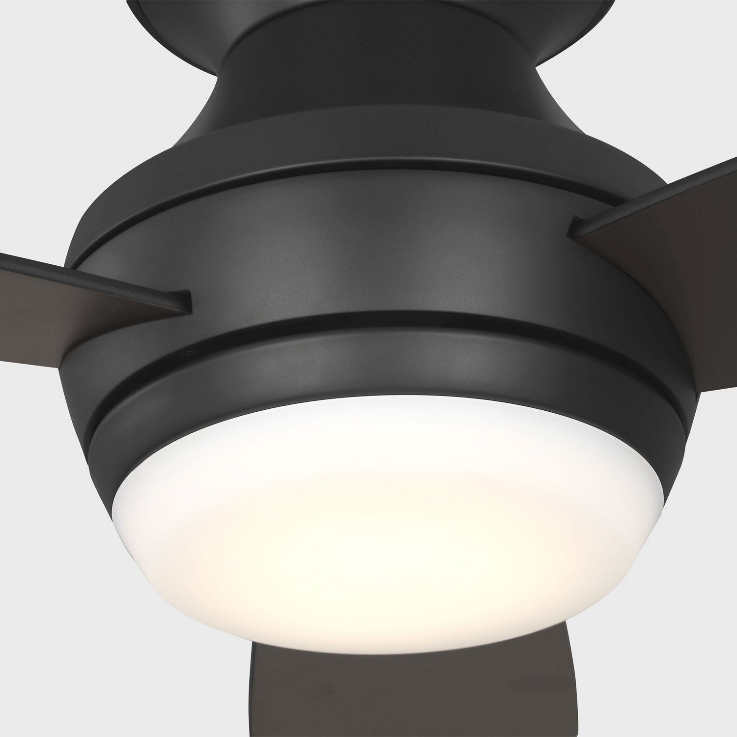 Visual Comfort Fan - 3IKHR32MBKD - 32" Ceiling Fan - Ikon 32 Hugger LED - Midnight Black