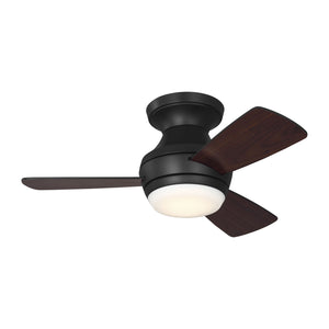Visual Comfort Fan - 3IKHR32MBKD - 32" Ceiling Fan - Ikon 32 Hugger LED - Midnight Black