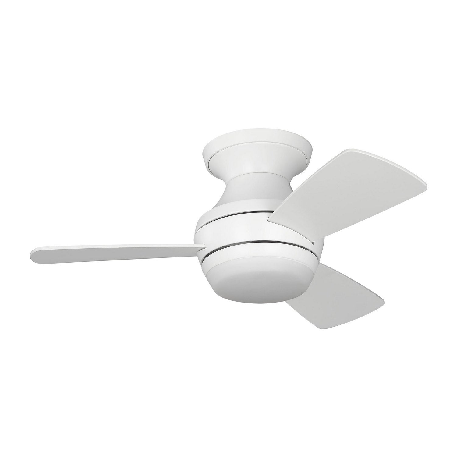 Visual Comfort Fan - 3IKHR32RZWD - 32" Ceiling Fan - Ikon 32 Hugger LED - Matte White