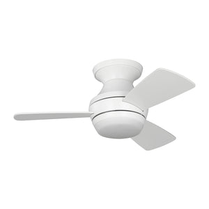 Visual Comfort Fan - 3IKHR32RZWD - 32" Ceiling Fan - Ikon 32 Hugger LED - Matte White