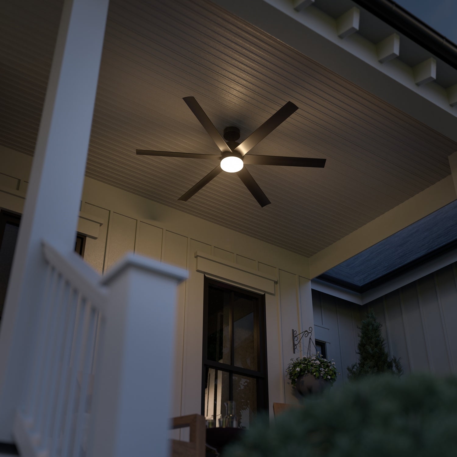Kichler - 310765SBK - 65"Ceiling Fan - Loa - Satin Black