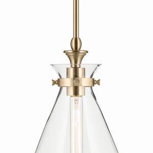 Kichler - 52774CPZCLR - One Light Pendant - Laria - Champagne Bronze