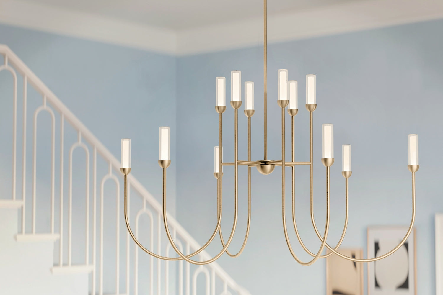 Kichler - 52758CPZLED - LED Chandelier - Moraine - Champagne Bronze