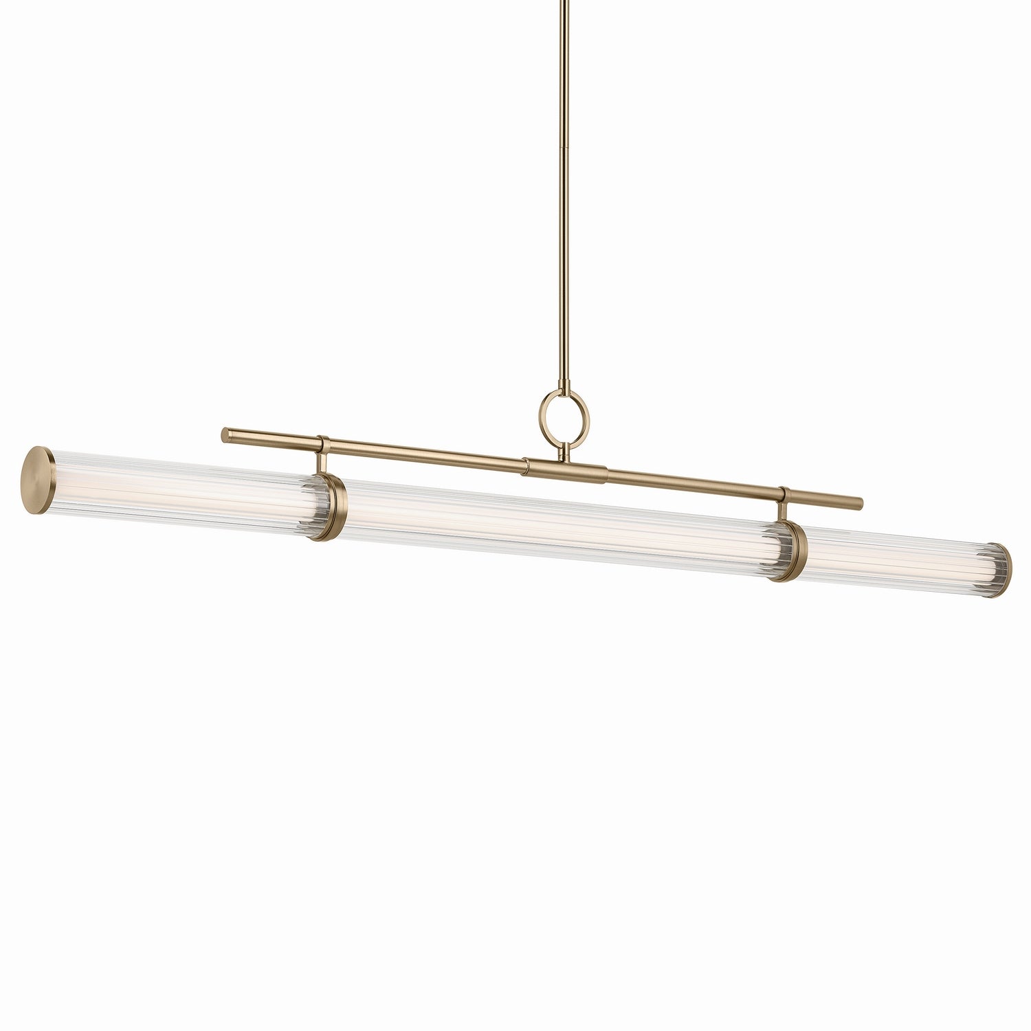 Kichler - 52754CPZLED - LED Linear Chandelier - Riven - Champagne Bronze