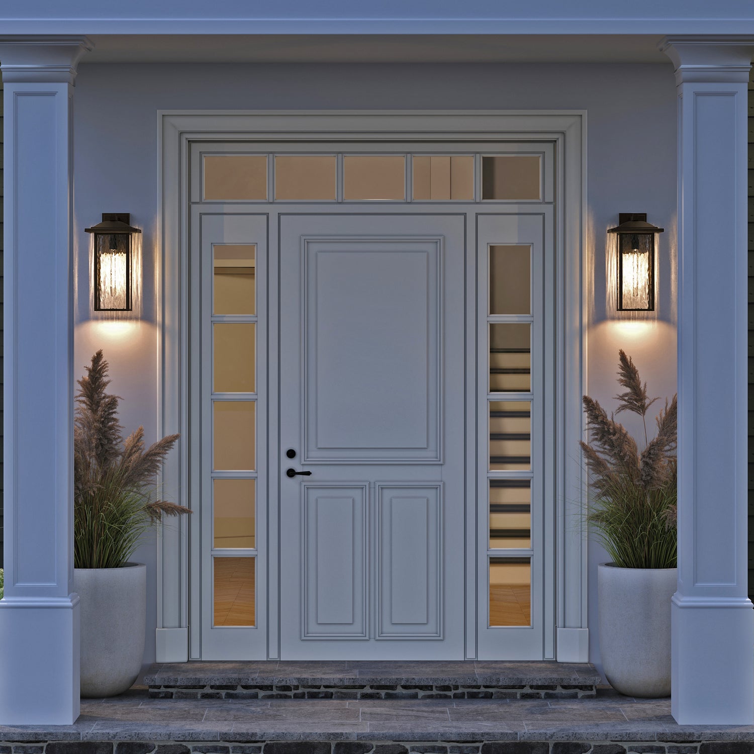 Kichler - 49928OZ - One Light Outdoor Wall Mount - Capanna - Olde Bronze