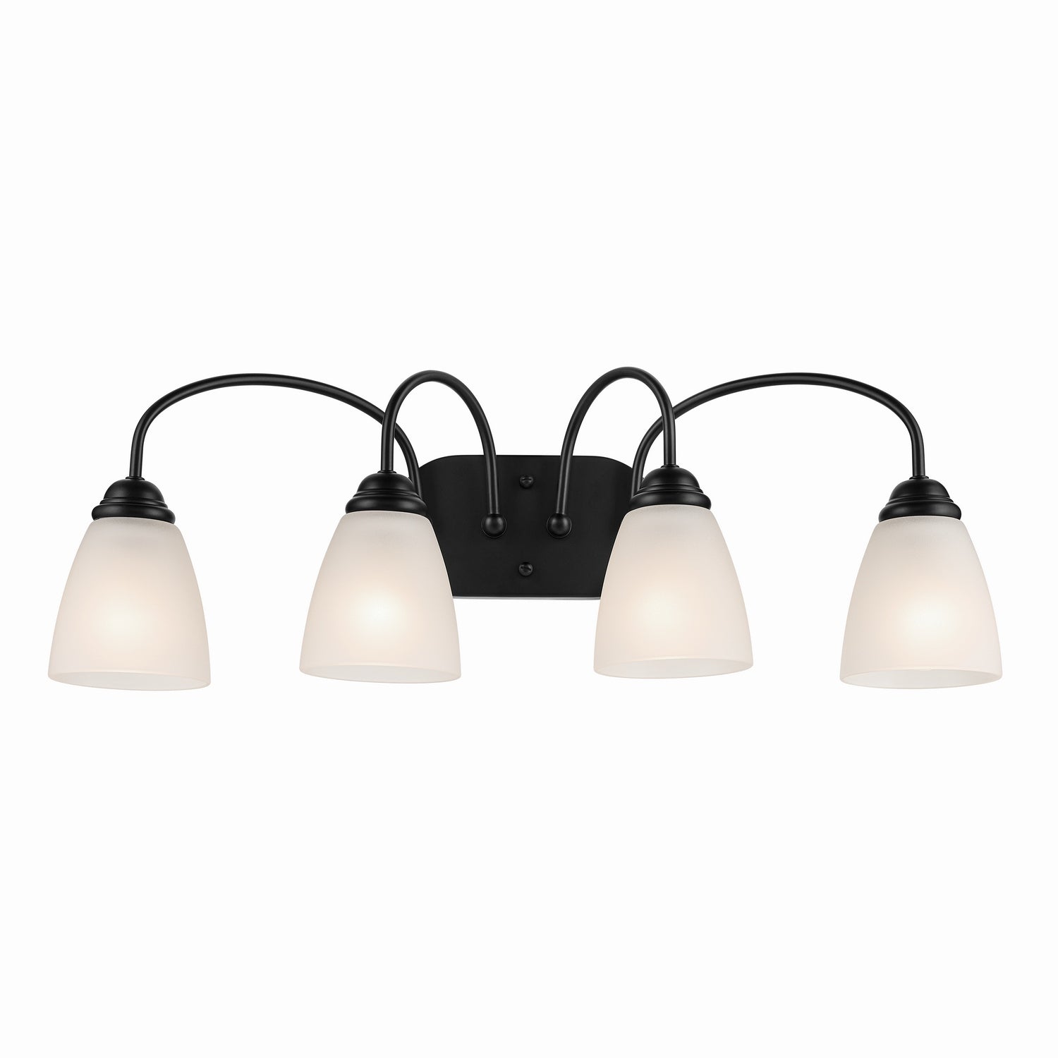 Kichler - 45640BK - Four Light Bath - Jolie - Black