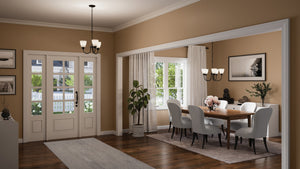 Kichler - 43638BK - Five Light Chandelier - Jolie - Black