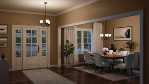 Kichler - 43637BK - Three Light Mini Chandelier - Jolie - Black