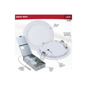 Satco - S11691 - LED Downlight - White