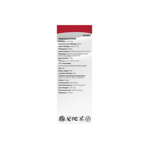 Satco - S11691 - LED Downlight - White