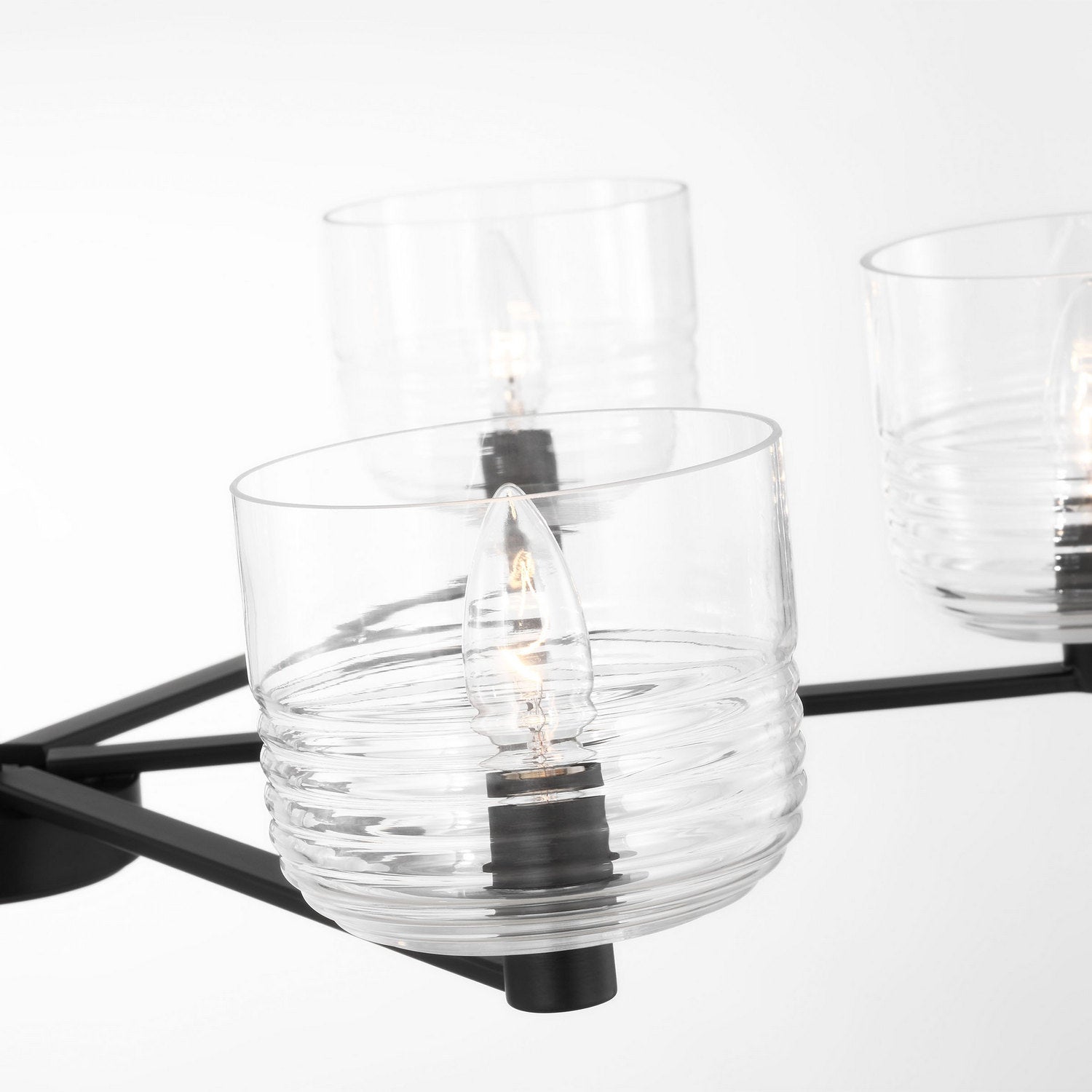 Visual Comfort Studio - DJC1216MBK - Six Light Chandelier - Lochdale - Midnight Black