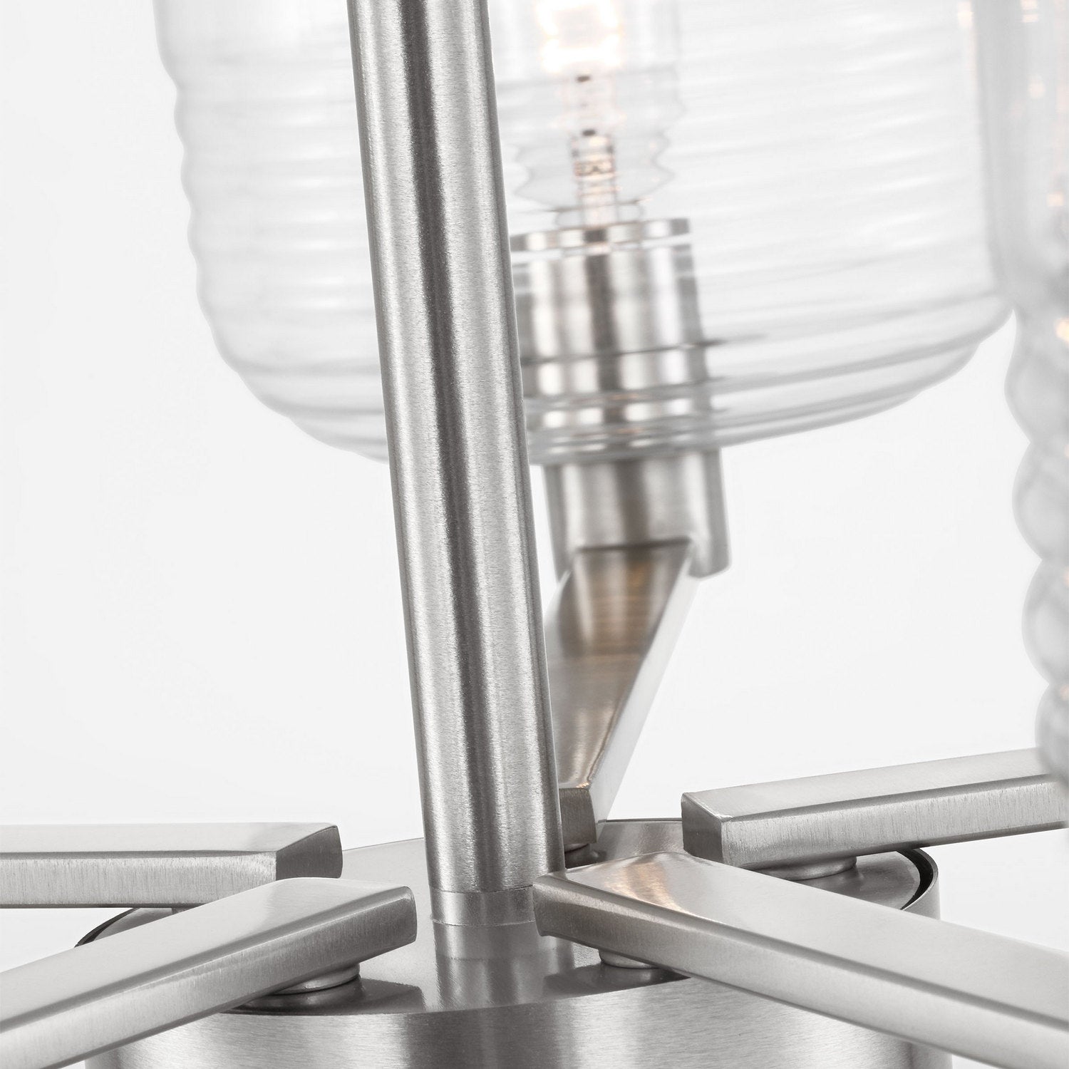 Visual Comfort Studio - DJC1225BS - Five Light Chandelier - Lochdale - Brushed Nickel