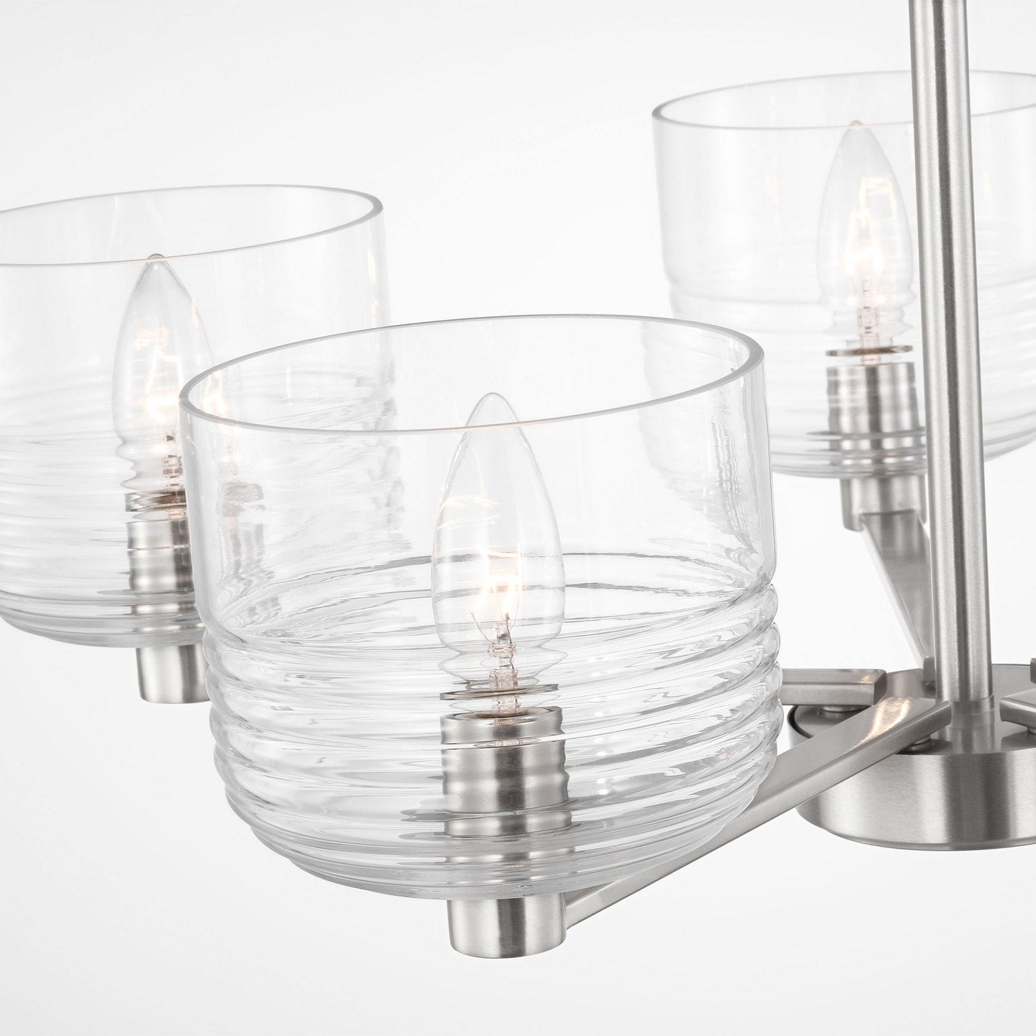 Visual Comfort Studio - DJC1225BS - Five Light Chandelier - Lochdale - Brushed Nickel