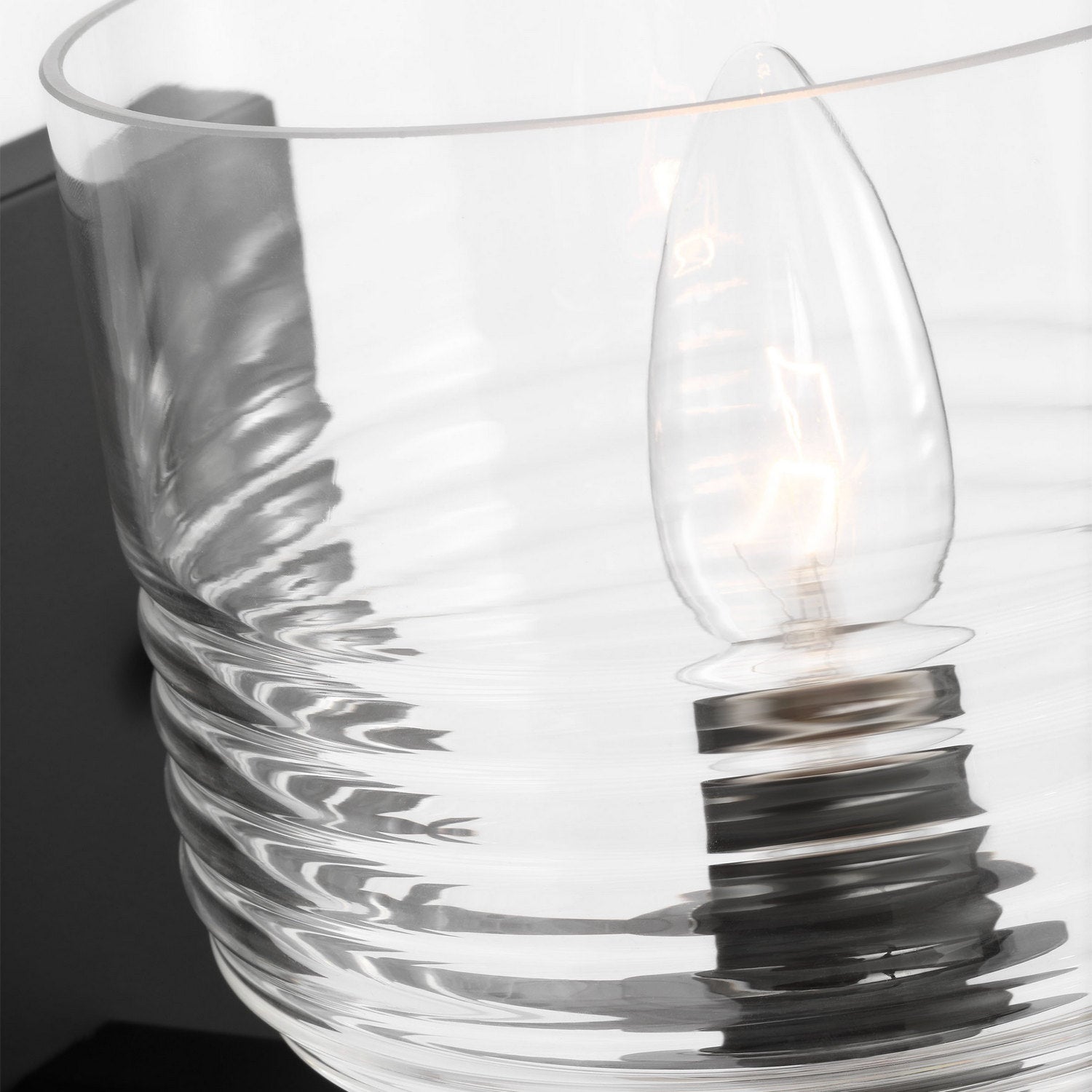 Visual Comfort Studio - DJV1111MBK - One Light Wall Sconce - Lochdale - Midnight Black