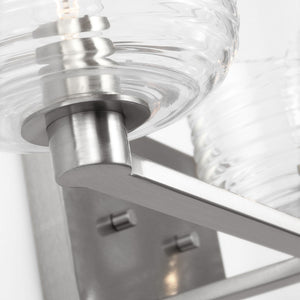 Visual Comfort Studio - DJV1113BS - Three Light Vanity - Lochdale - Brushed Nickel