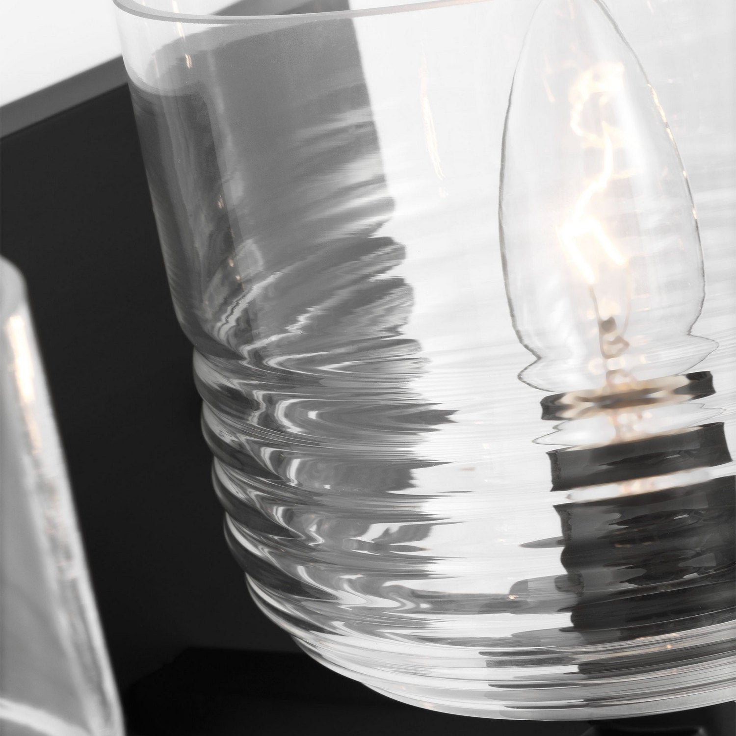 Visual Comfort Studio - DJV1113MBK - Three Light Vanity - Lochdale - Midnight Black