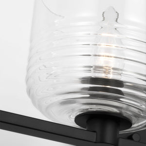 Visual Comfort Studio - DJV1114MBK - Four Light Vanity - Lochdale - Midnight Black