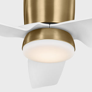 Visual Comfort Fan - 3CGHR44SBD - 44" Ceiling Fan - Colgin 44 Hugger LED - Satin Brass