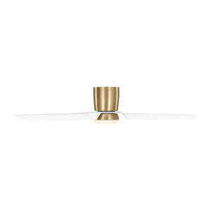 Visual Comfort Fan - 3CGHR56SBD - 56" Ceiling Fan - Colgin 56 Hugger LED - Satin Brass