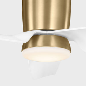 Visual Comfort Fan - 3CGHR56SBD - 56" Ceiling Fan - Colgin 56 Hugger LED - Satin Brass