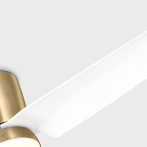 Visual Comfort Fan - 3CGHR56SBD - 56" Ceiling Fan - Colgin 56 Hugger LED - Satin Brass