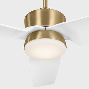 Visual Comfort Fan - 3CGR44SBD - 44" Ceiling Fan - Colgin 44 LED - Satin Brass