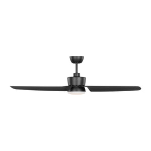 Visual Comfort Fan - 3CGR56MBKD - 56" Ceiling Fan - Colgin 56 LED - Midnight Black