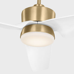 Visual Comfort Fan - 3CGR56SBD - 56" Ceiling Fan - Colgin 56 LED - Satin Brass