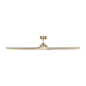 Visual Comfort Fan - 3CLNSM70BBSWWO - 70" Ceiling Fan - Collins Smart 70 - Burnished Brass